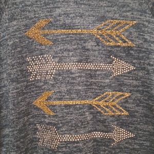 PLUS SIZE EVERGREEN AND GOLD HOODIE